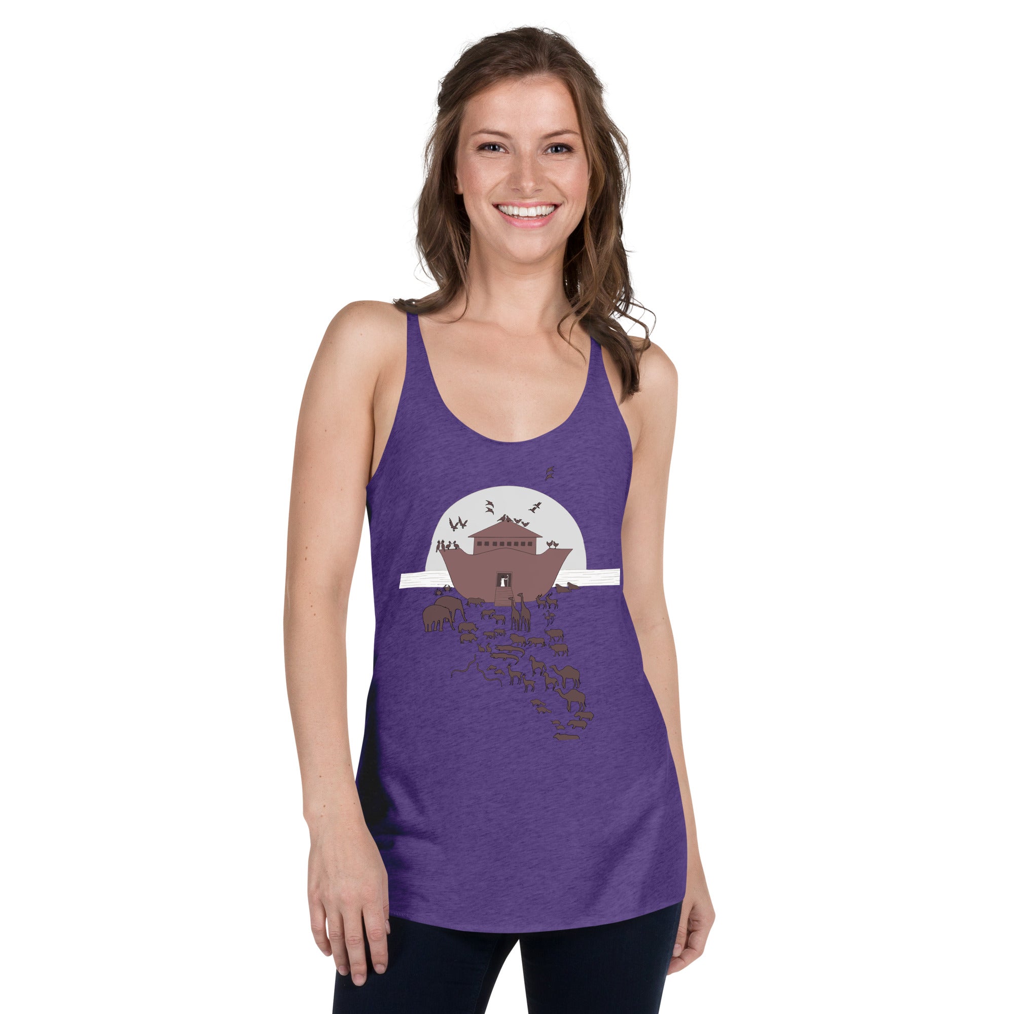 Noah's Ark Women's Racerback Soft Tank Top