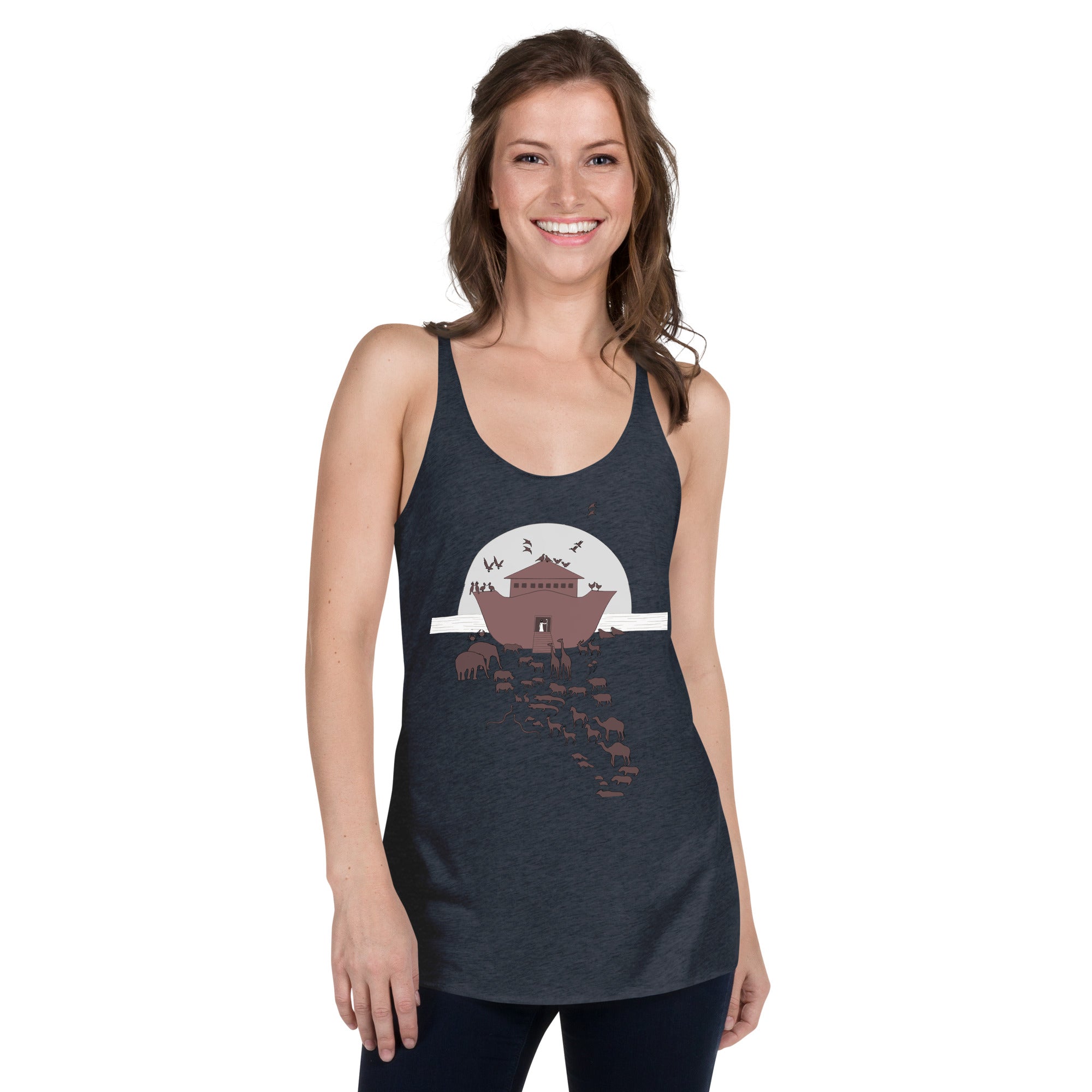 Noah's Ark Women's Racerback Soft Tank Top