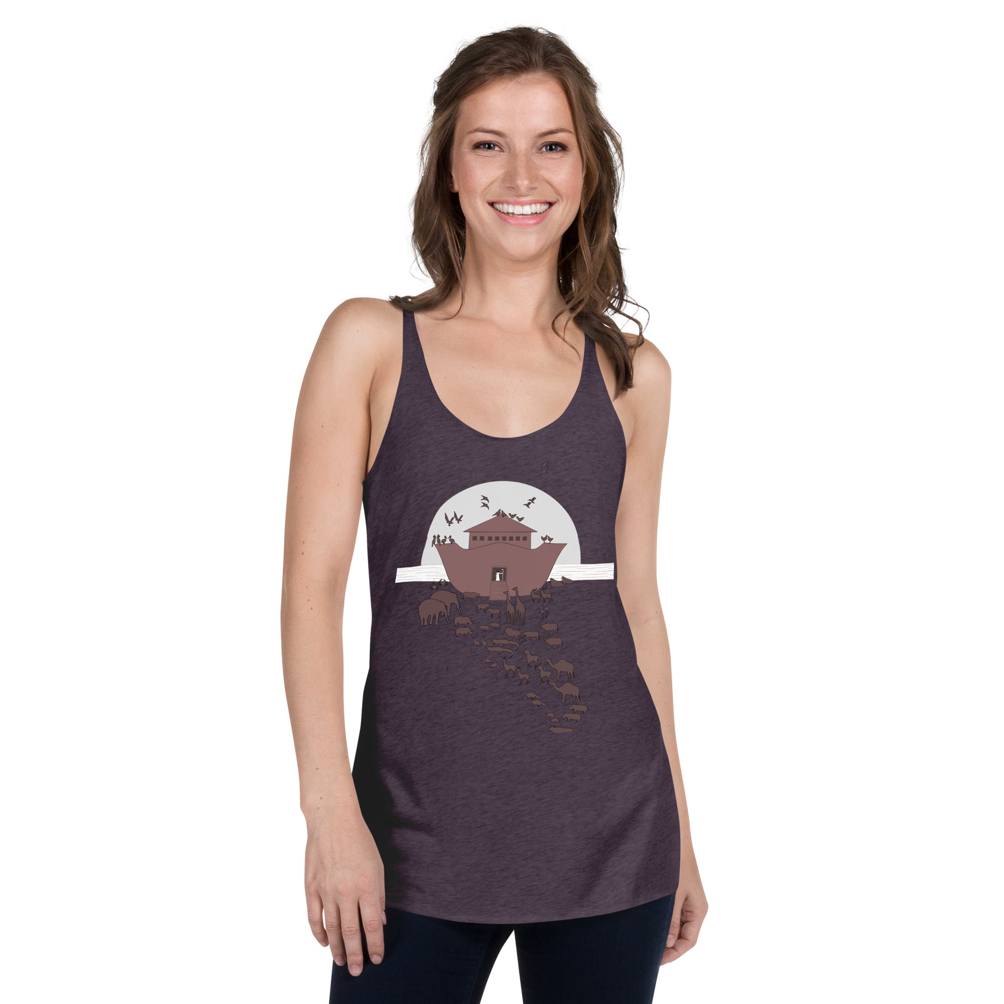 Noah's Ark Women's Racerback Soft Tank Top