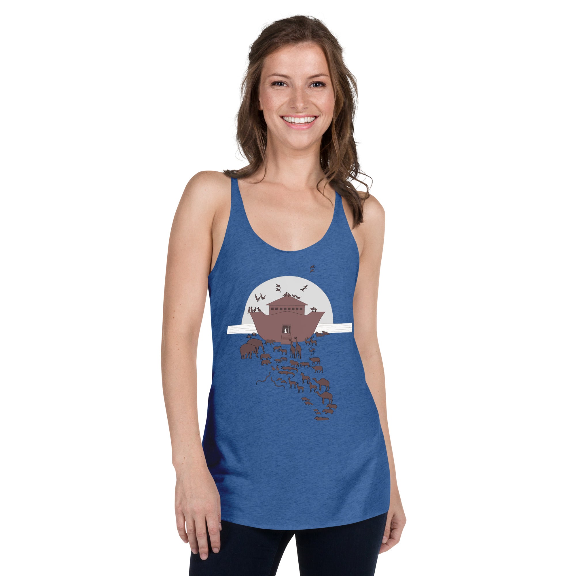 Noah's Ark Women's Racerback Soft Tank Top