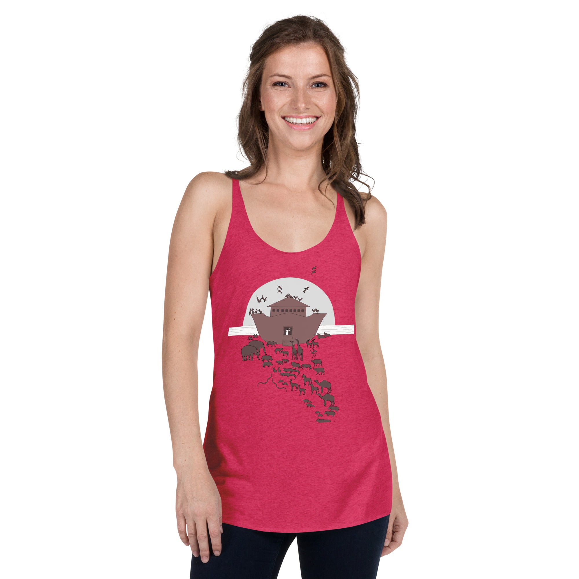 Noah's Ark Women's Racerback Soft Tank Top