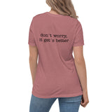 Water-to-Wine Women's Relaxed Comfortable T-Shirt