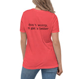 Water-to-Wine Women's Relaxed Comfortable T-Shirt